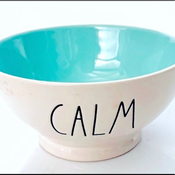 Rae‎ Dunn Ceramic Cereal Bowl Calm - Picture 1 of 3